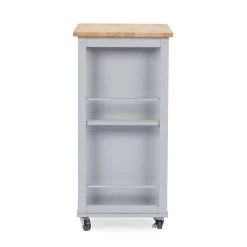 Baxton Studio Yonkers Kitchen Cart -The Novogratz Shop 2534694 ALT4