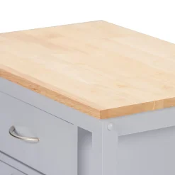 Baxton Studio Yonkers Kitchen Cart -The Novogratz Shop 2534694 ALT5