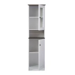 Baxton Studio Lauren Hutch Kitchen Cabinet -The Novogratz Shop 2534749 ALT2