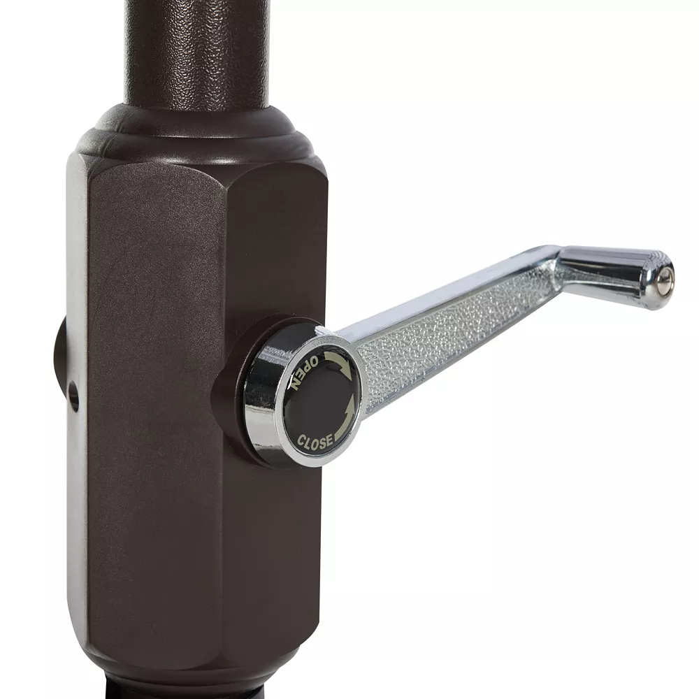 Safavieh Elsa 9-ft. Outdoor Patio Umbrella 6 Safavieh Elsa 9-ft. Outdoor Patio Umbrella - Image 4