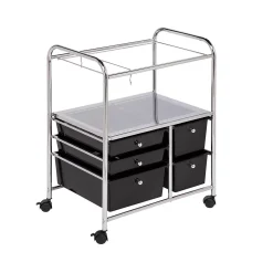 Honey-Can-Do 5-drawer Hanging File Cart