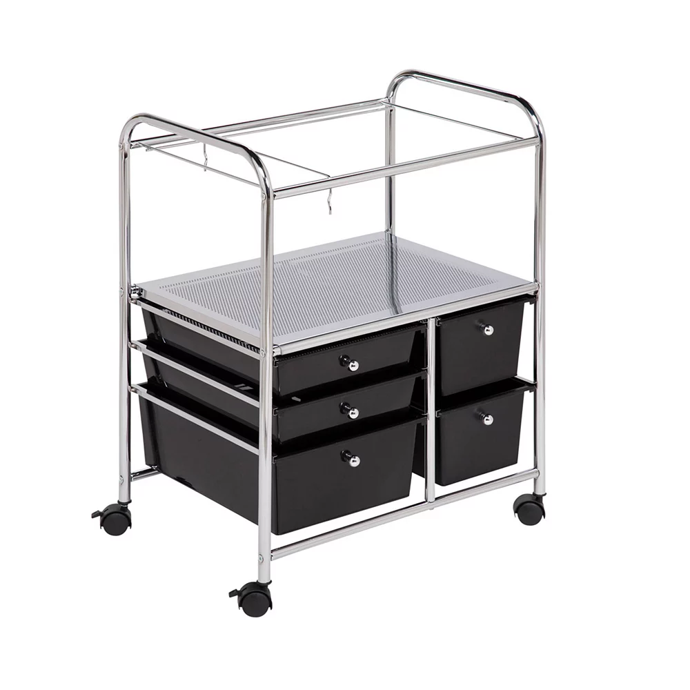 Honey-Can-Do 5-drawer Hanging File Cart 3 Honey-Can-Do 5-drawer Hanging File Cart