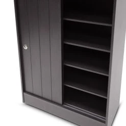 Baxton Studio Shoe Rack Cabinet -The Novogratz Shop 2654488 ALT4