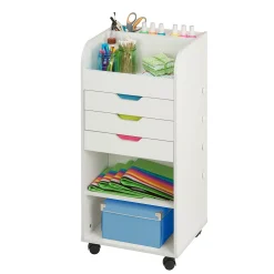 Honey-Can-Do 3-Drawer Craft Storage Cart -The Novogratz Shop 2721751 ALT2