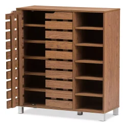 Baxton Studio Shirley Shoe Cabinet -The Novogratz Shop 2746888 ALT