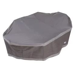 Duck Covers Elegant 109-in. Rectangle & Oval Patio Table & Chairs Cover