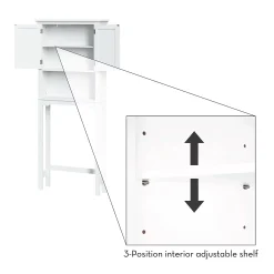 RiverRidge Home Somerset Spacesaver Floor Cabinet -The Novogratz Shop 2770243 ALT12