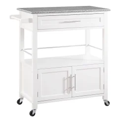 Linon Cameron Rolling Kitchen Cart