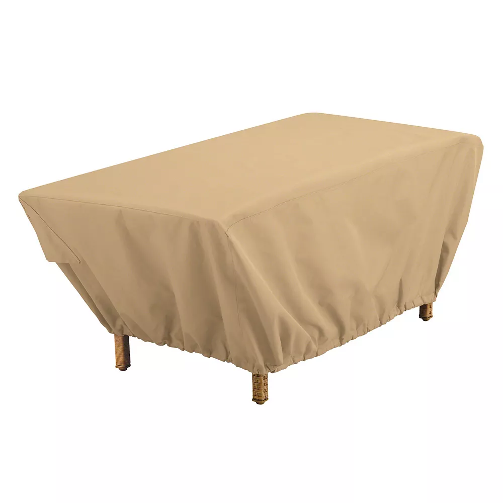 Classic Accessories Terrazzo Rectangular Patio Coffee Table Cover 3 Classic Accessories Terrazzo Rectangular Patio Coffee Table Cover