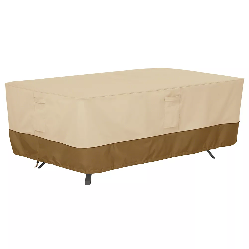 Classic Accessories Veranda Large Rectangular Or Oval Patio Table Cover 3 Classic Accessories Veranda Large Rectangular Or Oval Patio Table Cover