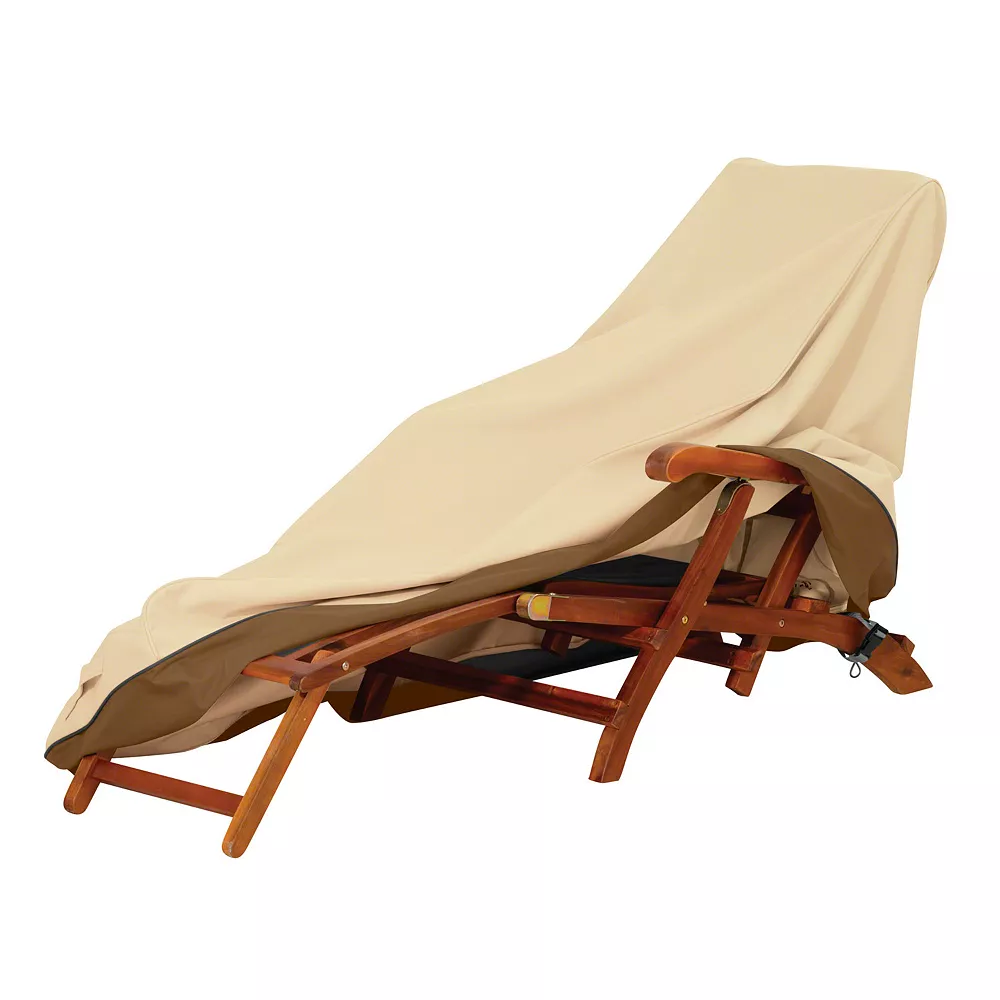 Classic Accessories Veranda Patio Steamer Chaise Lounge Chair Cover 4 Classic Accessories Veranda Patio Steamer Chaise Lounge Chair Cover - Image 2