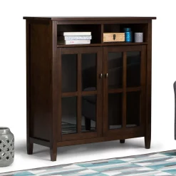 Simpli Home Warm Shaker Storage Cabinet -The Novogratz Shop 2892233 ALT