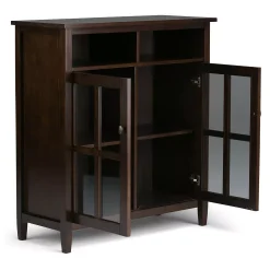 Simpli Home Warm Shaker Storage Cabinet -The Novogratz Shop 2892233 ALT2