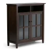 Simpli Home Warm Shaker Storage Cabinet -The Novogratz Shop 2892233 Tobacco Brown