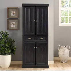 Crosley Furniture Seaside Pantry Storage Cabinet -The Novogratz Shop 2895177 ALT2