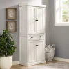 Crosley Furniture Seaside Pantry Storage Cabinet -The Novogratz Shop 2895177 White
