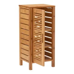 Linon Bracken Bamboo Floor Storage Cabinet -The Novogratz Shop 2940320 ALT2