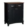 Homestyles Small Buffet - Cherry Top -The Novogratz Shop 319988 Black