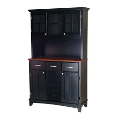 Homestyles Large Hutch Buffet - Cherry Top