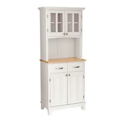 Homestyles Small Hutch - Natural Wood Top