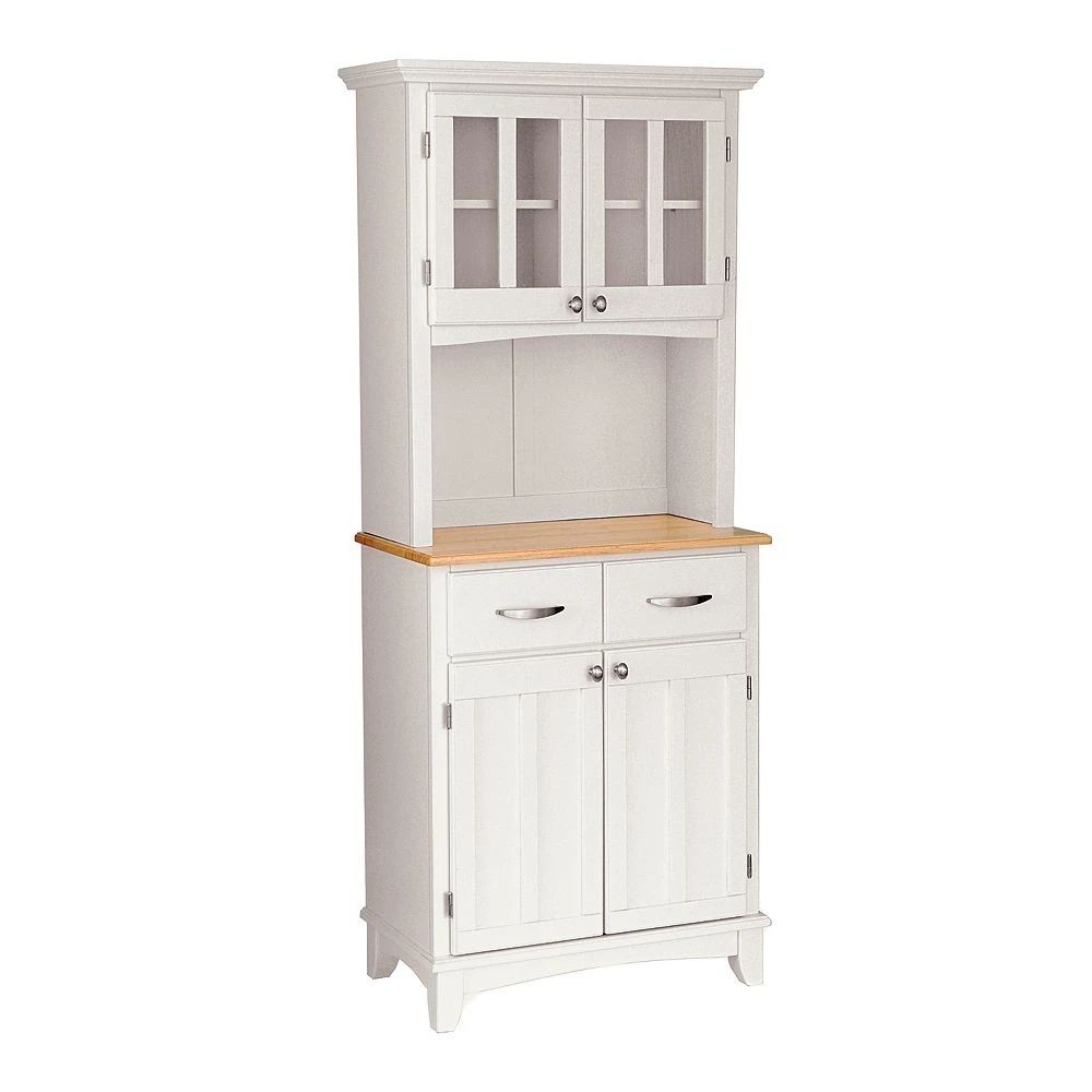 Homestyles Small Hutch - Natural Wood Top 3 Homestyles Small Hutch - Natural Wood Top