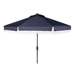 Safavieh 9-ft. Fringe Trim Outdoor Patio Umbrella 7 Safavieh 9-ft. Fringe Trim Outdoor Patio Umbrella -The Novogratz Shop 3237481 ALT2