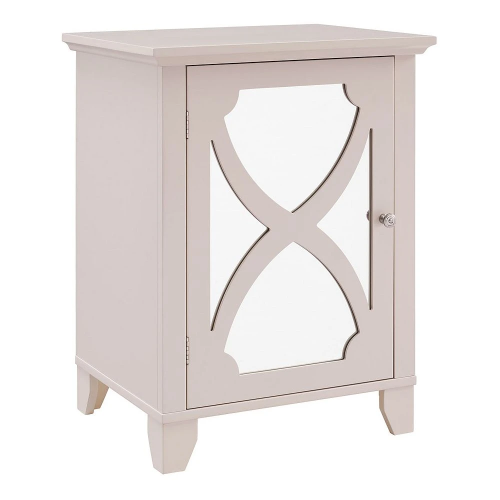 Linon Mirrored Storage Cabinet 3 Linon Mirrored Storage Cabinet