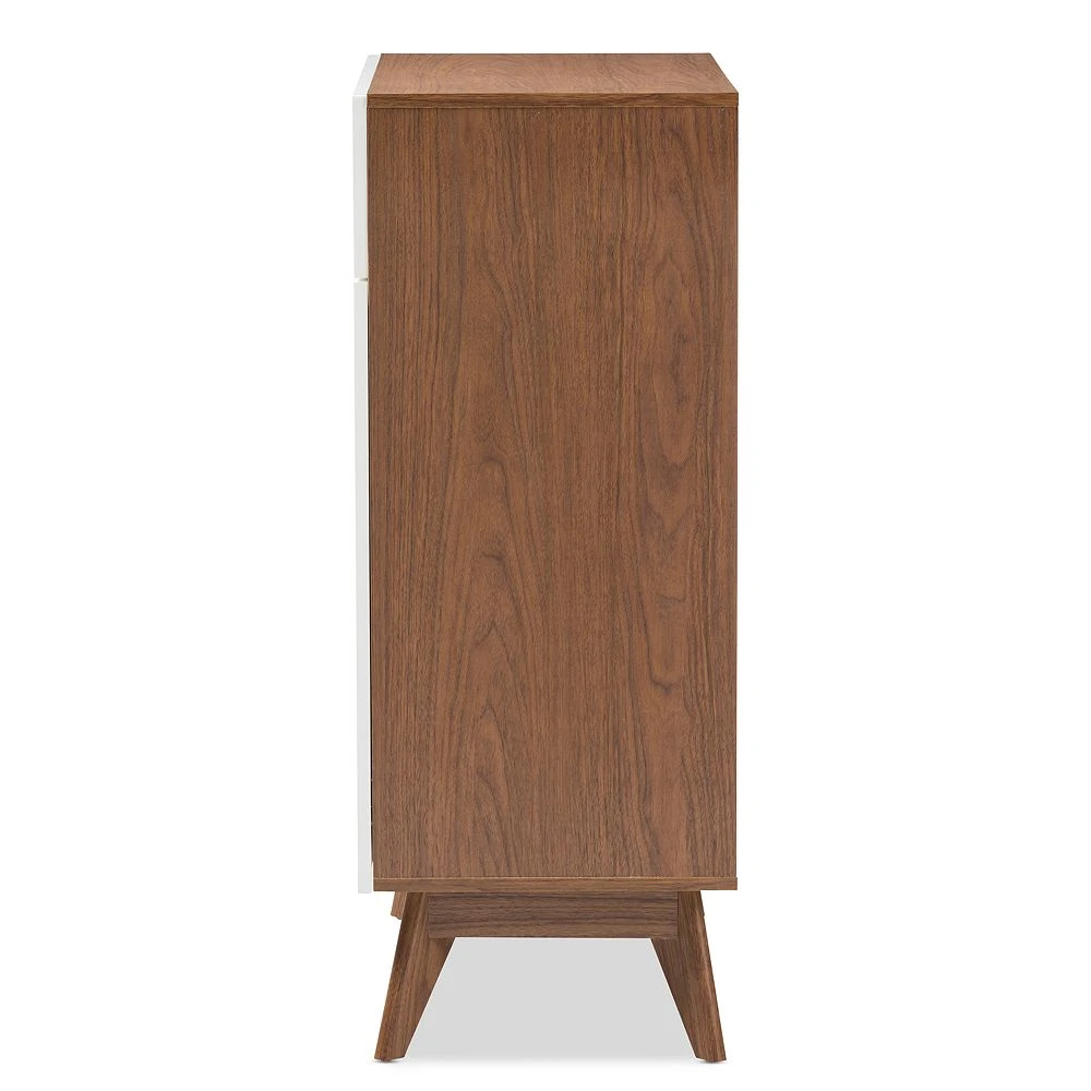 Baxton Studio Calypso Mid-Century Shoe Cabinet 7 Baxton Studio Calypso Mid-Century Shoe Cabinet - Image 5