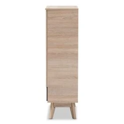 Baxton Studio Fella Shoe Cabinet -The Novogratz Shop 3329220 ALT3