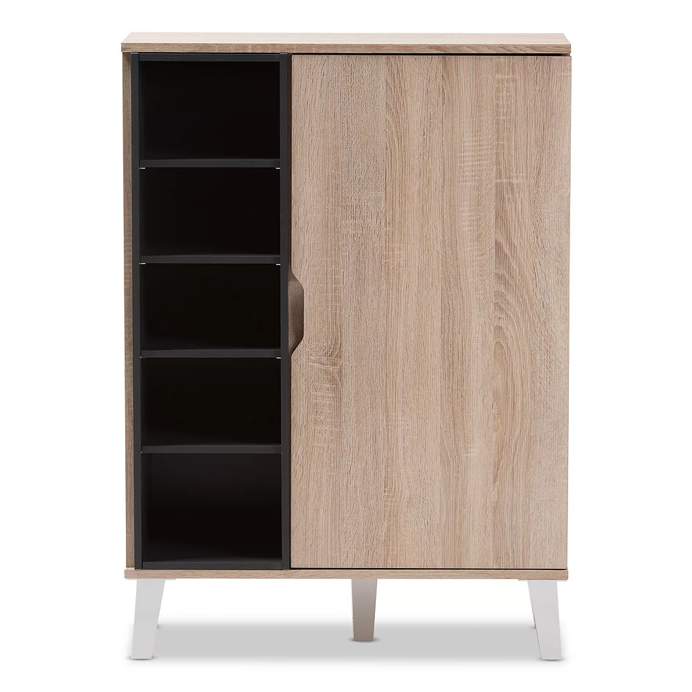 Baxton Studio Adelina Shoe Cabinet 4 Baxton Studio Adelina Shoe Cabinet - Image 2