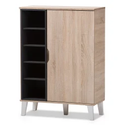 Baxton Studio Adelina Shoe Cabinet 10 Baxton Studio Adelina Shoe Cabinet -The Novogratz Shop 3329290 ALT2