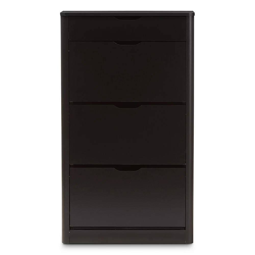 Baxton Studio Cayla Shoe Cabinet 4 Baxton Studio Cayla Shoe Cabinet - Image 2
