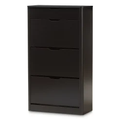 Baxton Studio Cayla Shoe Cabinet 10 Baxton Studio Cayla Shoe Cabinet -The Novogratz Shop 3329324 ALT2