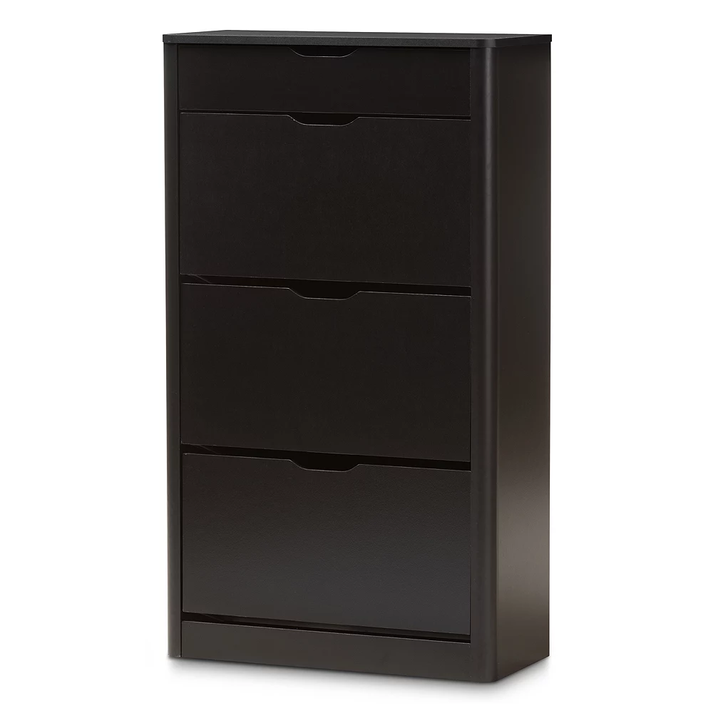 Baxton Studio Cayla Shoe Cabinet 5 Baxton Studio Cayla Shoe Cabinet - Image 3
