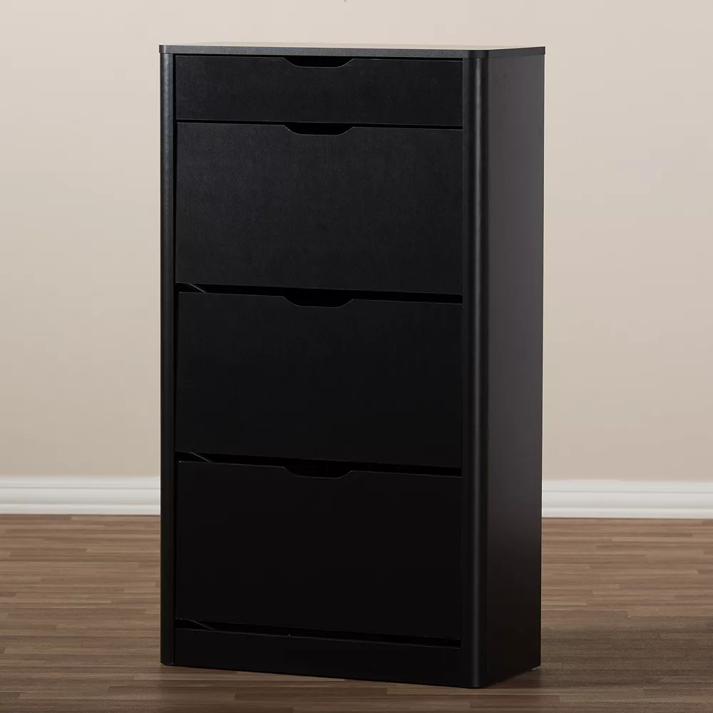 Baxton Studio Cayla Shoe Cabinet 8 Baxton Studio Cayla Shoe Cabinet - Image 6