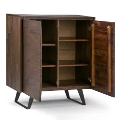 Simpli Home Lowry Medium Storage Cabinet -The Novogratz Shop 3334077 ALT4