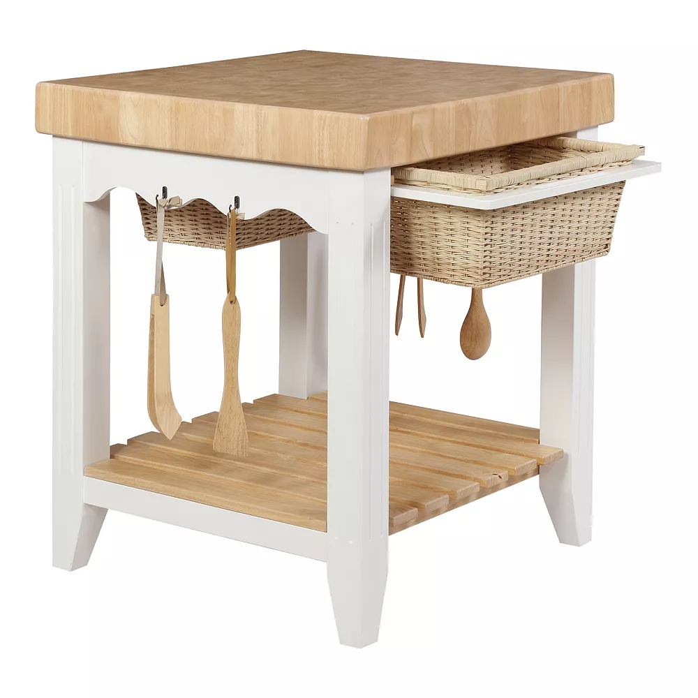 Linon White Kitchen Island 3 Linon White Kitchen Island