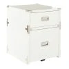 OSP Home Furnishings Wellington 2-Drawer File Cabinet -The Novogratz Shop 3356101 White