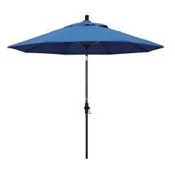 California Umbrella 9-ft. Sun Master Black Finish Patio Umbrella