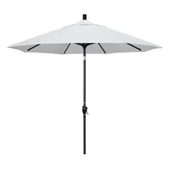 California Umbrella 9-ft. Pacific Trail Black Finish Sunbrella Patio Umbrella