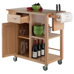Winsome Douglas Kitchen Cart -The Novogratz Shop 3408227 ALT