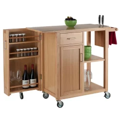 Winsome Douglas Kitchen Cart -The Novogratz Shop 3408227 ALT2