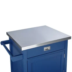 Linon Sydney Apartment Kitchen Cart 12 Linon Sydney Apartment Kitchen Cart -The Novogratz Shop 3424526 ALT4