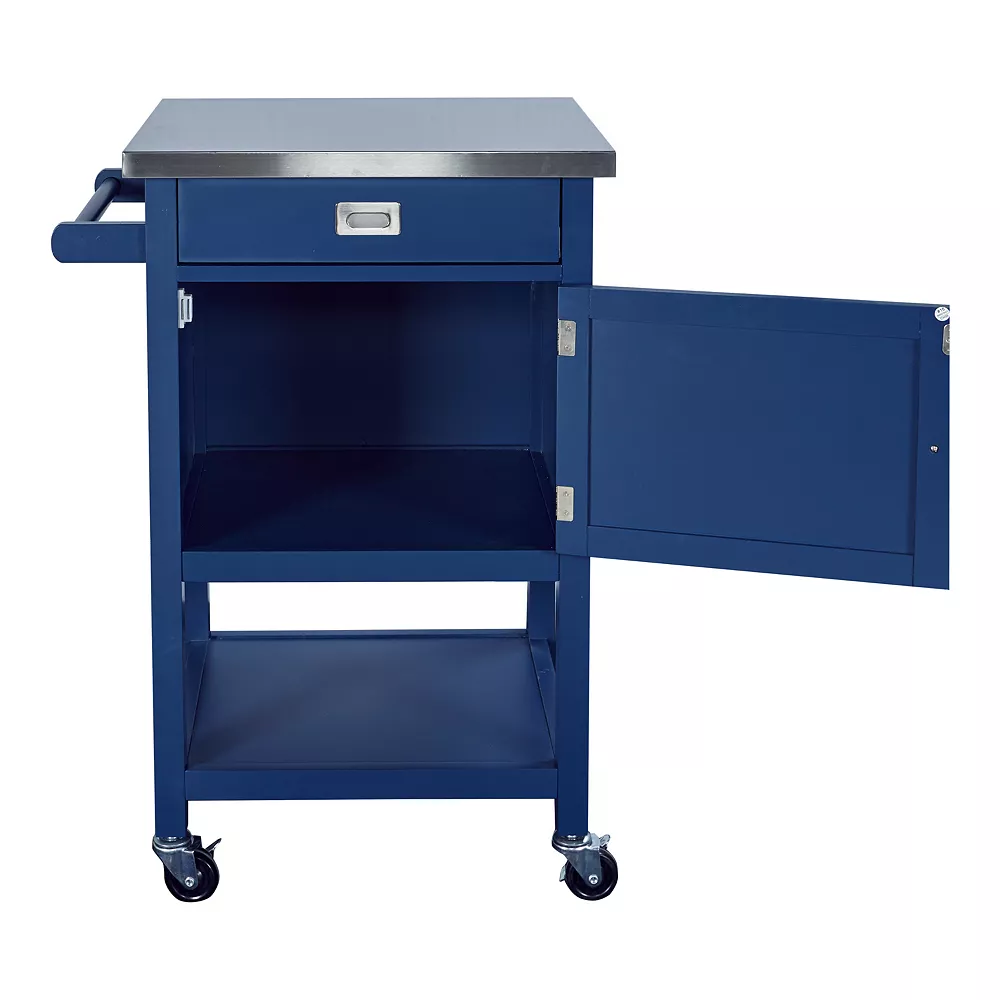 Linon Sydney Apartment Kitchen Cart 8 Linon Sydney Apartment Kitchen Cart - Image 6