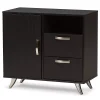 Baxton Studio Modern Espresso 2-Drawer Sideboard -The Novogratz Shop 3488310