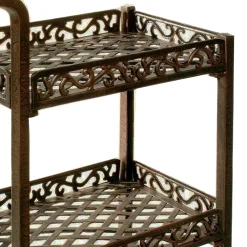 Oakland Living Lattice Patio Serving Cart -The Novogratz Shop 350886 ALT2