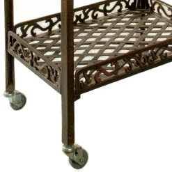 Oakland Living Lattice Patio Serving Cart -The Novogratz Shop 350886 ALT3