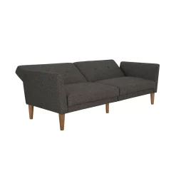 Novogratz Regal Linen Convertible Sofa Futon -The Novogratz Shop 3541533 ALT2