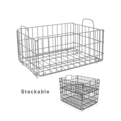Urb Space 3-Shelf Kitchen Cart & Storage Basket 3-piece Set -The Novogratz Shop 3590791 ALT3