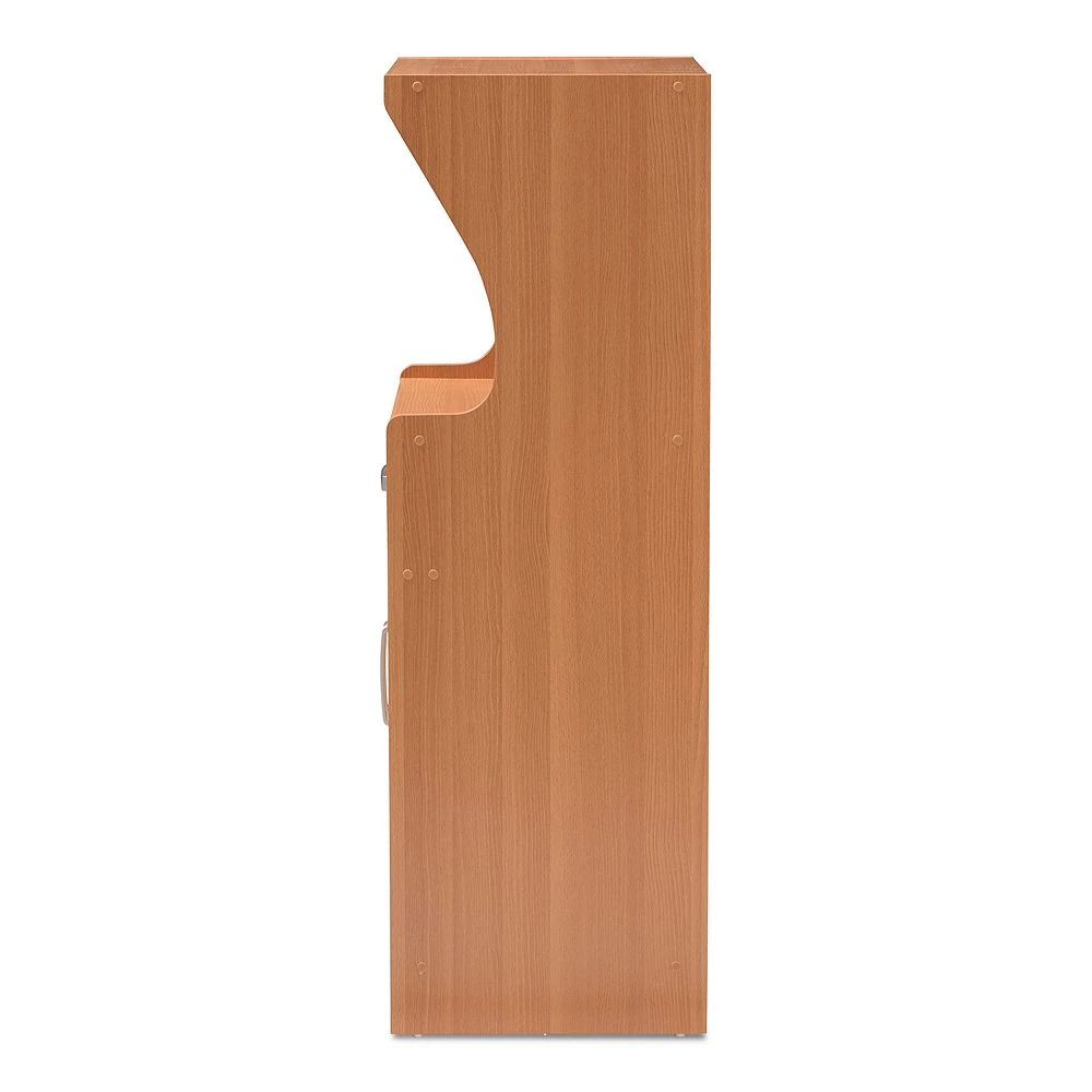 Baxton Studio Lowell Walnut Kitchen Storage Cabinet 7 Baxton Studio Lowell Walnut Kitchen Storage Cabinet - Image 5